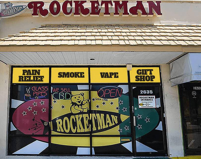 Rocketman in Sarasota, FL Old-School Head Shop & Gift Shop